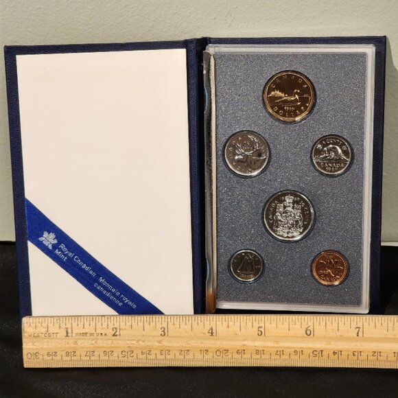 1989 Royal Canadian Mint Specimen 6 Piece Coin Set - Picture 9 of 12